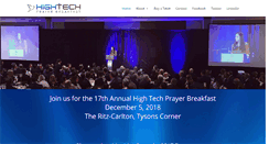 Desktop Screenshot of hightechprayerbreakfast.org