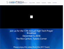 Tablet Screenshot of hightechprayerbreakfast.org